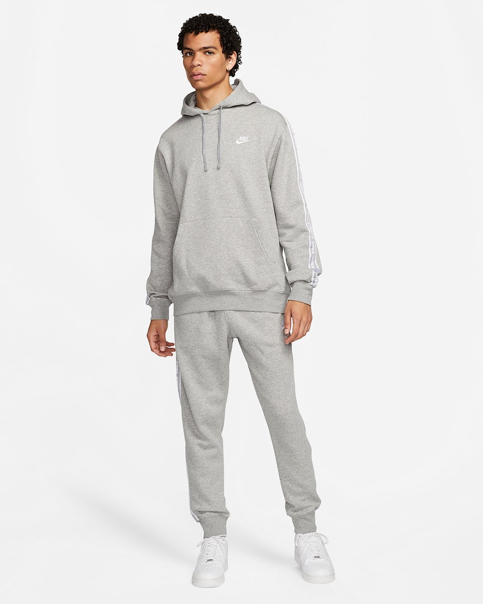 Nike Club Fleece Trainingspak met Capuchon – Dark Heather/ Sportswear Club Lifestyle Heren Trainingspak voor Mannen Grijs