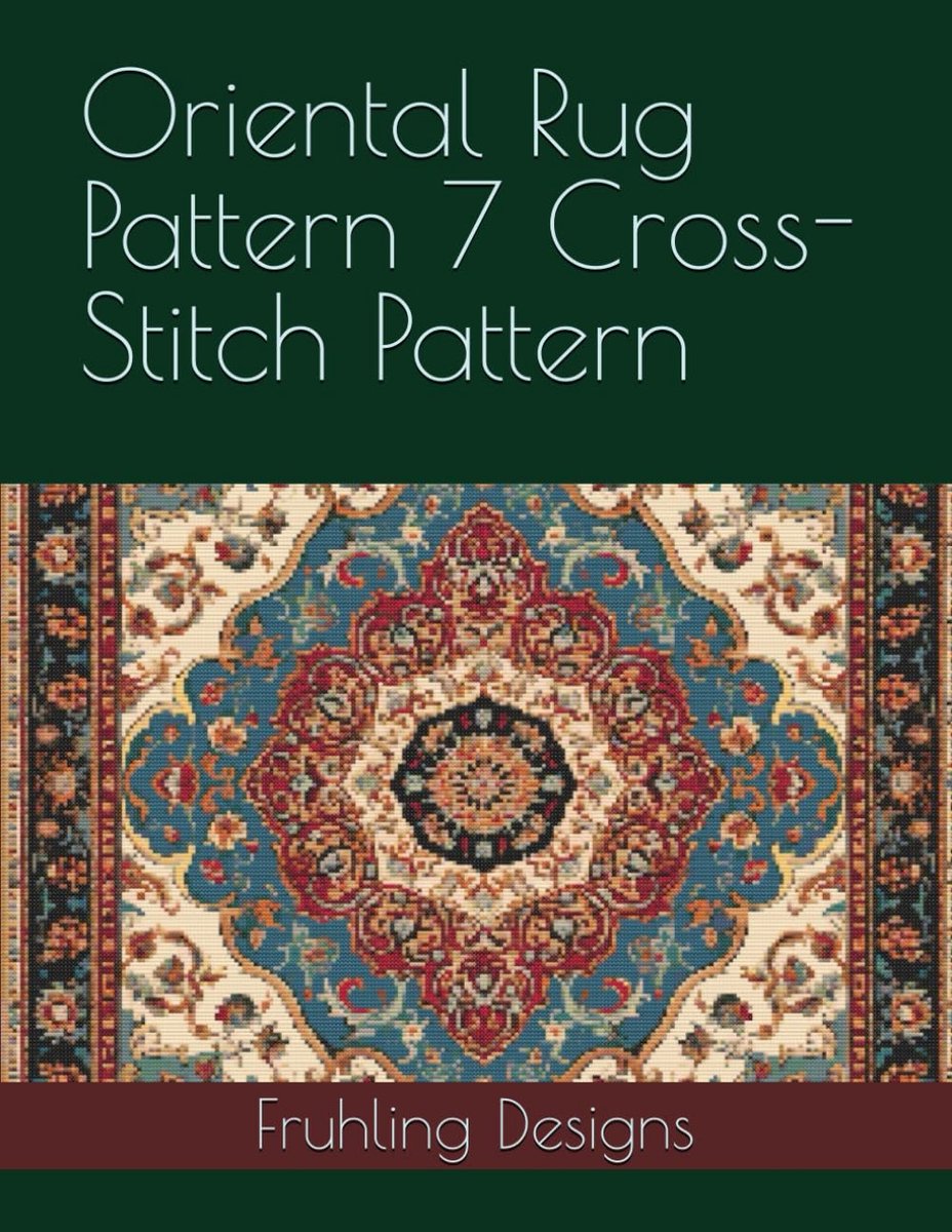 Cross-stitch patroon - Oosters tapijt ontwerp 7 - Gedetailleerd ontwerp - Perfect voor handwerk - ShopVlot