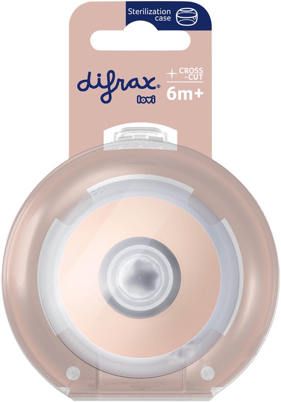Difrax LOVI Mammafeel Dynamische Flessenspeen - 6+ Maanden - Cross Cut- 1 Stuk van Merkloos — afbeelding 5