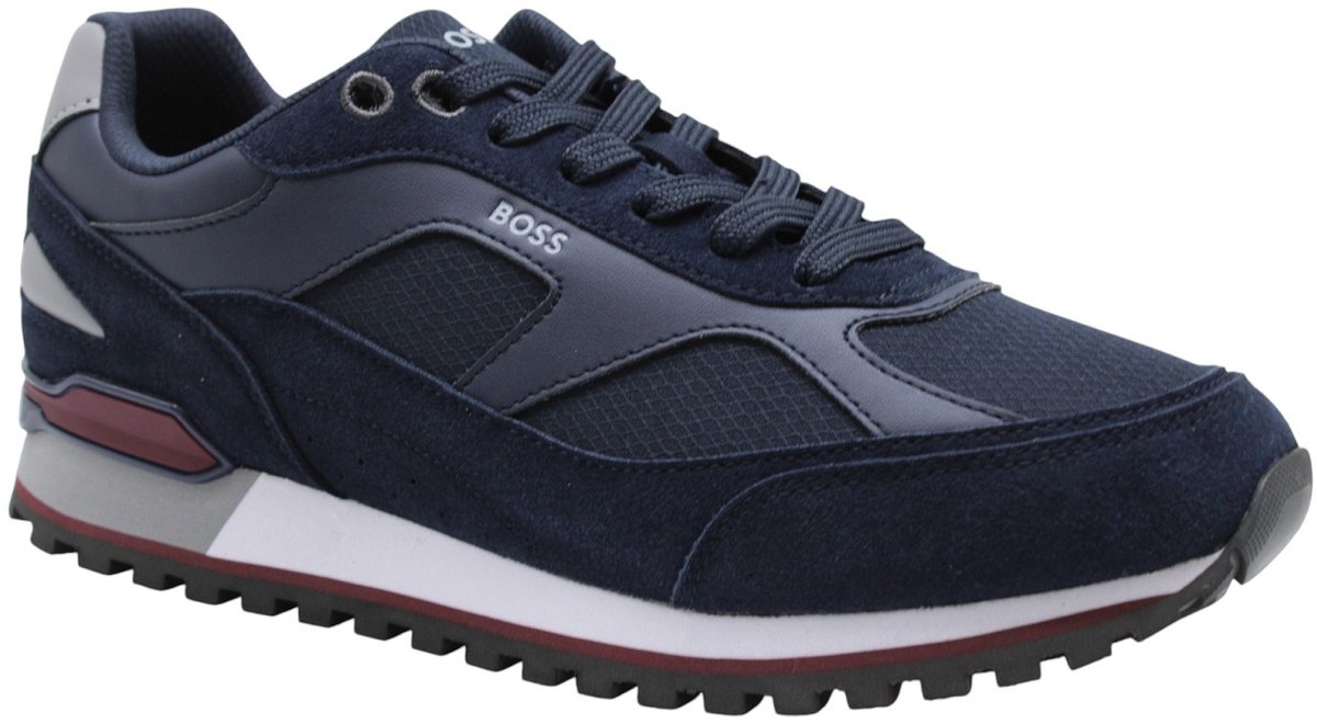 Hugo Boss - Schoenen - Blauw - Heren - Maat 41 -