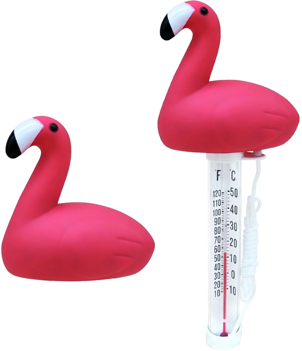 Drijvende waterthermometer, zwembadthermometer, cartoon-design, onbreekbare thermometer met touw, geschikt voor - ShopVlot