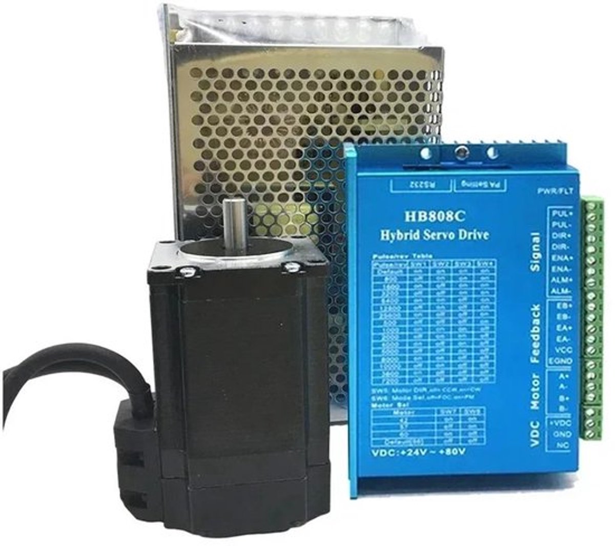 Stappenmotor NEMA 23 Gesloten Lus - 1.2 Nm Koppel - 57 mm Flens - 2 Fase - Voor CNC Machines