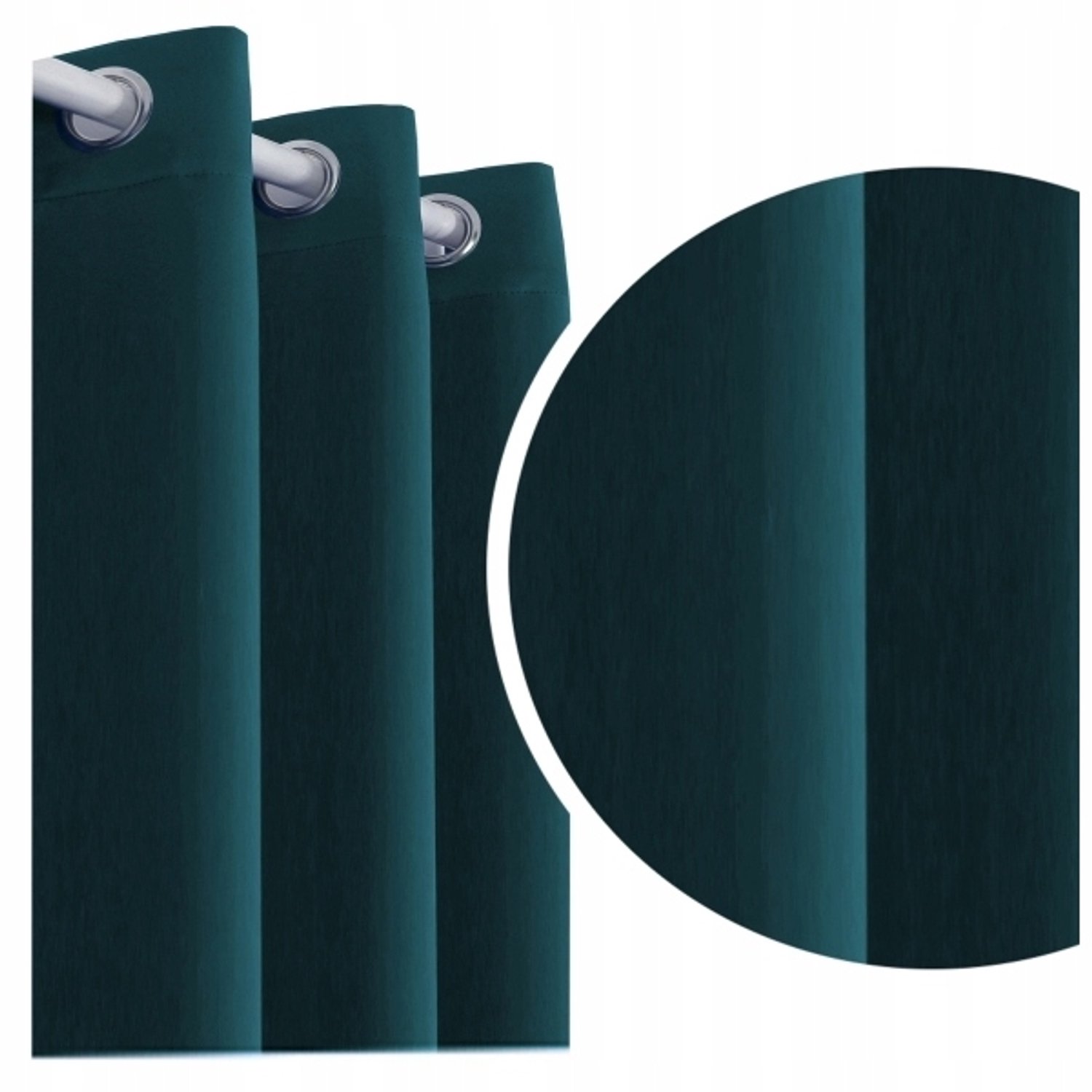 Kant-en-klare gordijn panama mat 145x160 cm met ringen