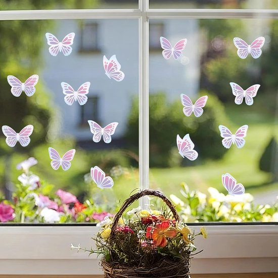 1000 stuks vlinderstickers, 2 rollen vlinders, bloemen, stickerrollen, holografische vlinderstickers, glitter vlinderstickers, zelfklevende decoratieve stickers — afbeelding 5