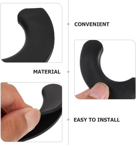 20 Stuks Crescent Cushion Dumbbell Houder Balkon Oefening Halterklemmen Halter Squat Beschermer Halterkussen Voor Hipthrust Halters Verstelbaar Gewicht Deadlift Kussen Plastic — afbeelding 4