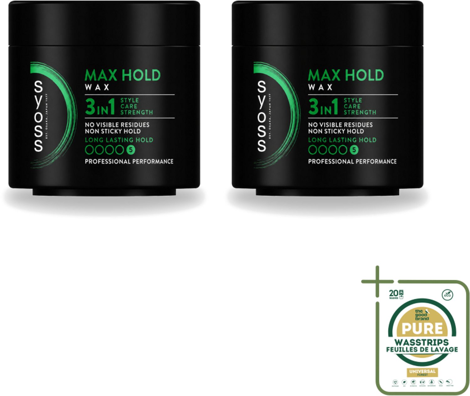 2 x SYOSS - Max Hold Haarwax - Verzorging - Langdurige Styling - 150ml - Haarwax - Haartypen - Styling - Haartypen - Haartypen