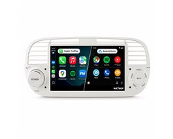 Navibop Autoradio geschikt voor Abarth 500 2005 t/m 2017 - Draadloos Apple CarPlay & Android Auto - 9 inch touchscreen - Android 15 - 2GB/32GB - Navigatie - Bluetooth - DAB+ ready - 2 din