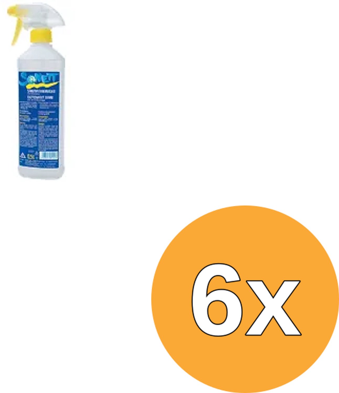 6x Sonett Sanitairreiniger (500 ml)