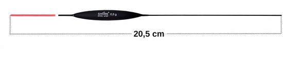 Shark Balsa Dobber 0,5g - 20,5cm - Perfect Hunter - Vaste Dobber — afbeelding 4