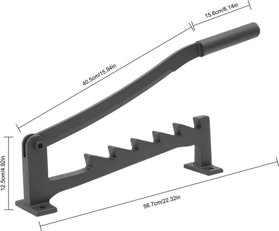 Handmatige houtsplijter, wandmontage, handhoutsplijter, aanmaakhout, spaanmes, houtsplijter voor buiten, sauna, campingvakantie, picknick en barbecue — afbeelding 5