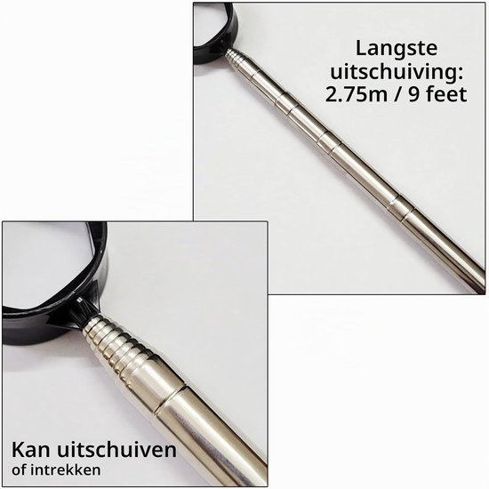 Telescoop Golfbal Retriever van Aluminium 280cm - Efficiënte Water Golfbal Picker en Accessoire voor Golfliefhebbers — afbeelding 2