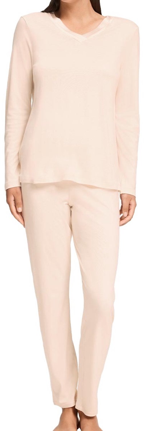Hanro Dames pyjama Tyra creamy glass