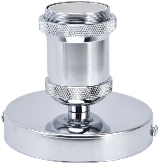 Vintage E26 E27 Lampfitting met Plafondhouder (Zilver) — afbeelding 2