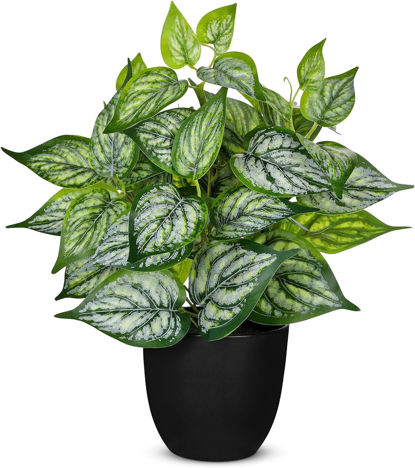 Oairse Artificial Perilla Potted Artificial Plant as Real Indoor Plants, Decorative Plant for Home, Wedding, Office - ShopVlot