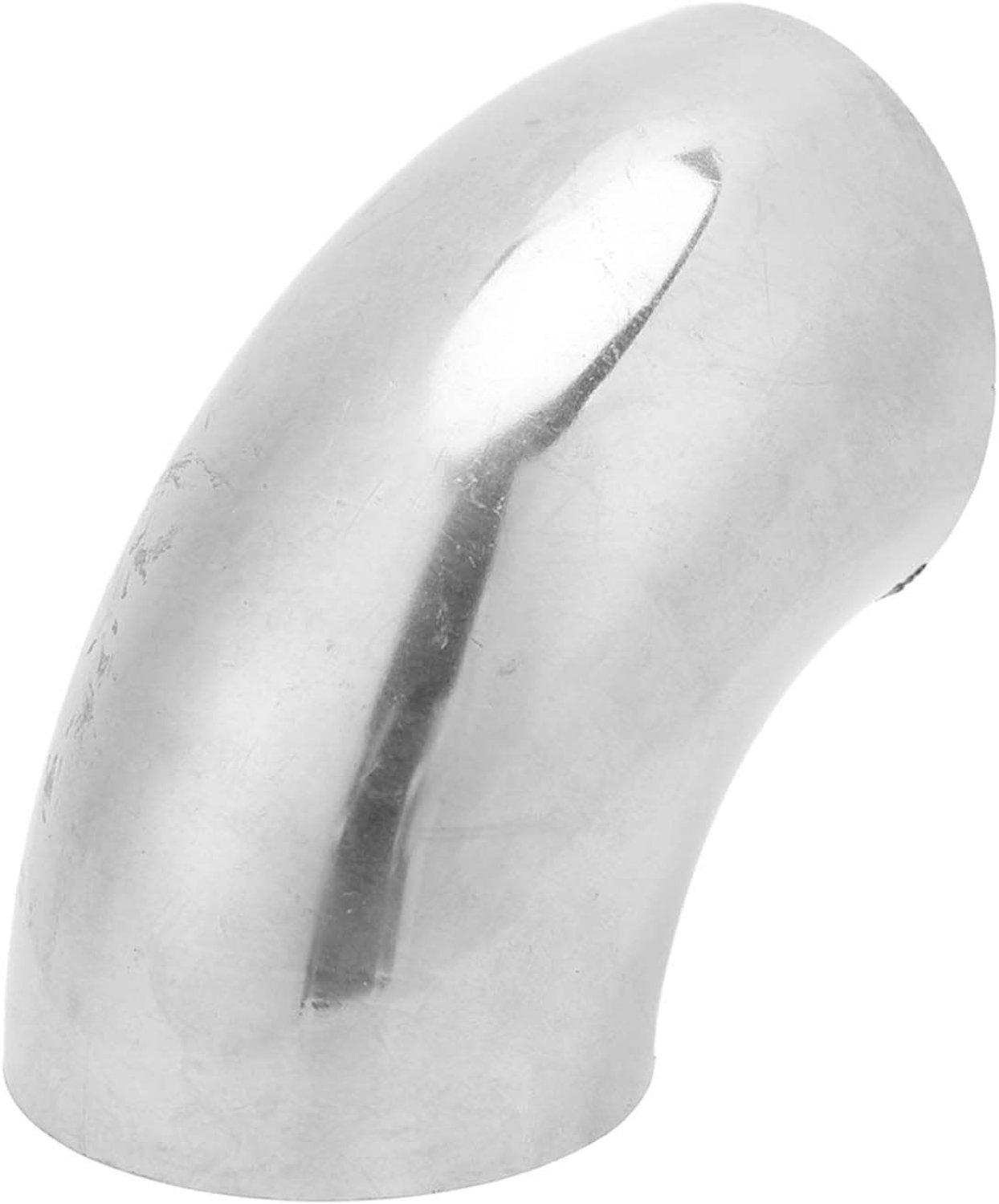 Modified 63mm Uitlaatbocht met 90° Mandrel Bend, RVS 304, Spiegellak voor Inlaatsystemen en Prestaties
