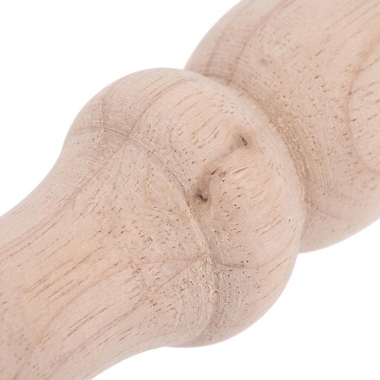 2 Stuks Onbewerkte Houten Balusters Handgesneden Trapspijlen voor Binnen Buiten Stevige Hardhouten Pilaren voor Klassieke Trapdecoratie — afbeelding 5