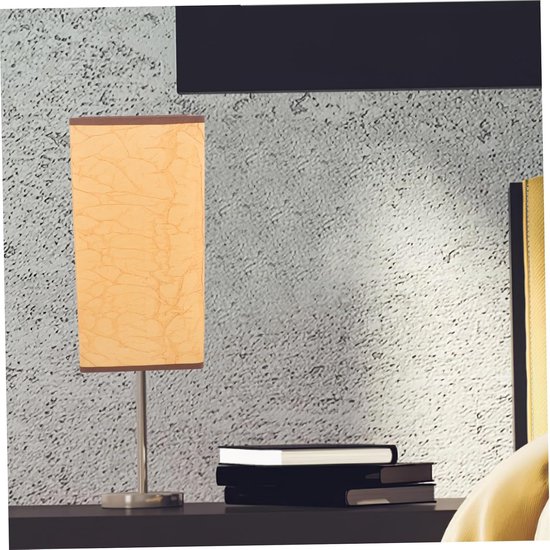 Vintage Vierkante Lampenkap van Papier voor Fitting Stijlvolle Slaapkamer Lampenkap met Lichtblokkering Accessoire voor Retro Interieur — afbeelding 2