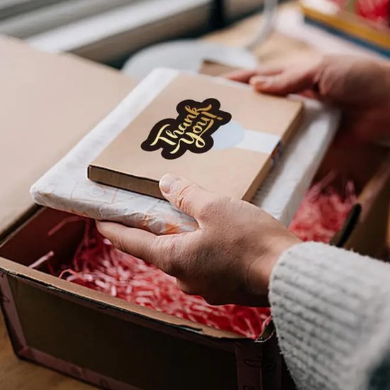 150 Stuks Bedankkaartje Bedankkaartjes Wenskaarten Voor Bruiloft Bedankt Visitekaartje Uitnodigingskaarten Dankbare Bedankkaartjes Zakelijke Waarderingskaarten Zwart Papier — afbeelding 5