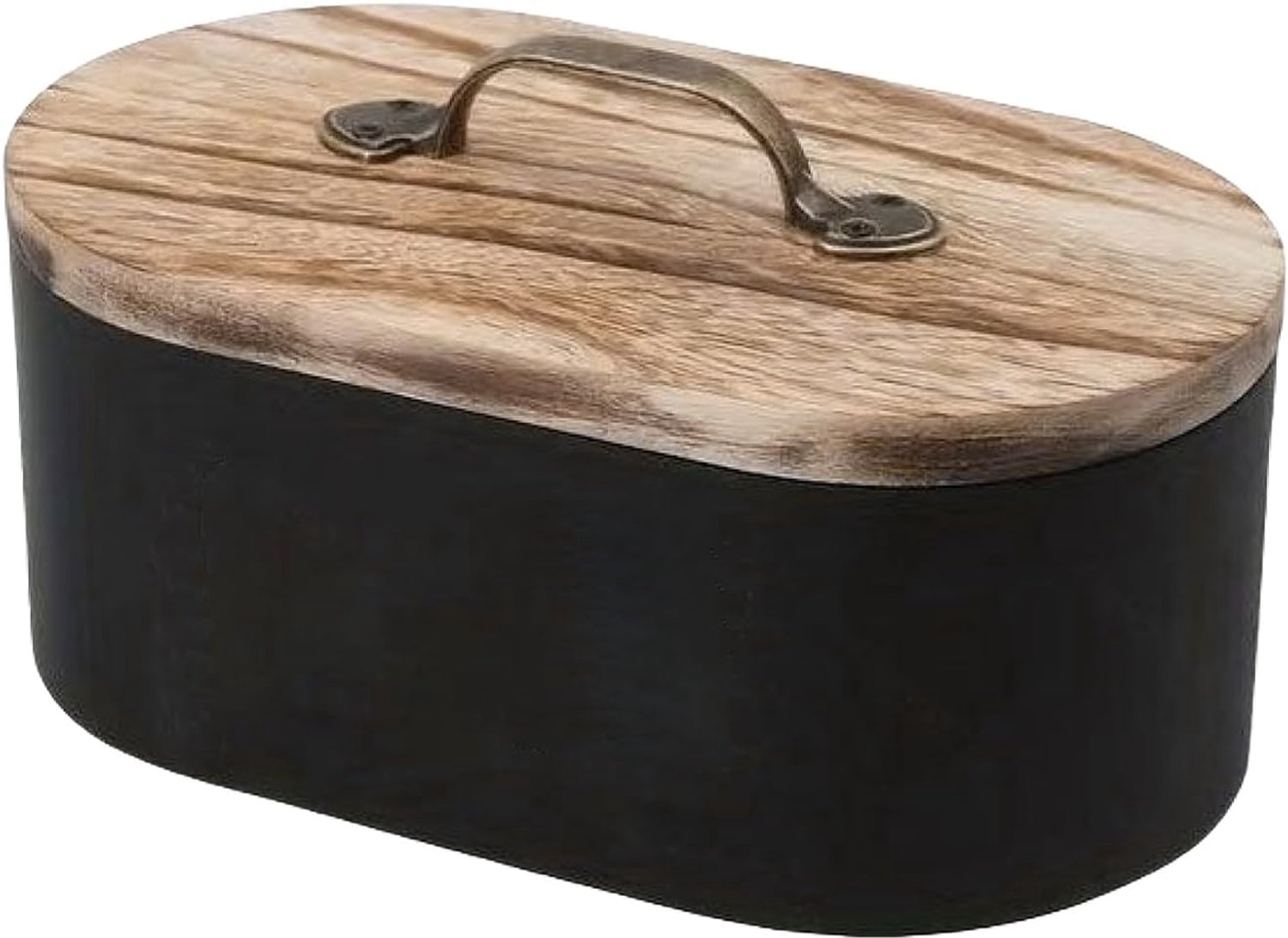 Houten Tampon Opbergdoos met Deksel - Rustieke Badkamer Organizer, Vrouwelijke Hygiëne Container | Discrete Periode Product Houder, Eco Vanity Case, Hervulbare Toilettas met