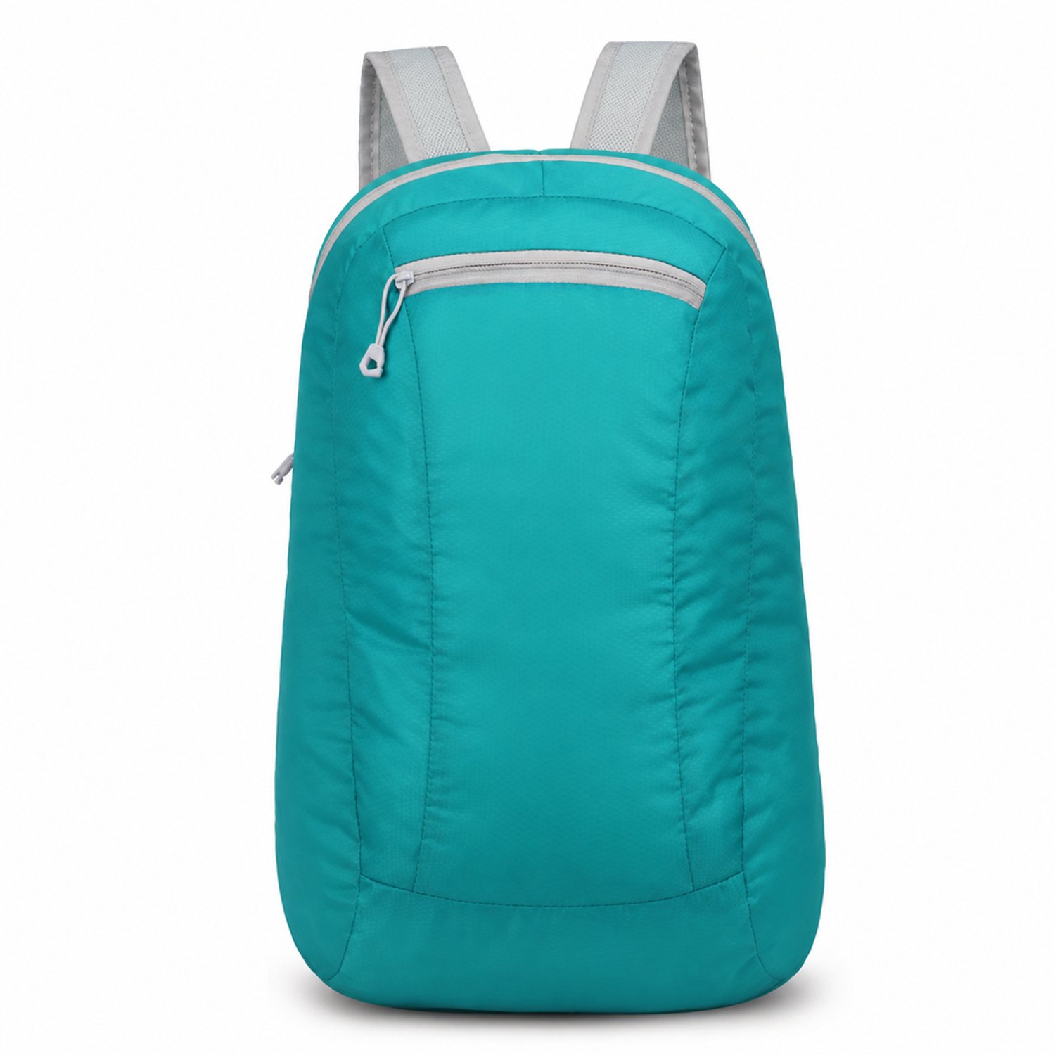 Rugzak - effen patroon met stikselaccenten - voor vrije tijd en reizen - meerkleurig blauw