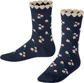 FALKE Ditsy Flowers gedessineerd katoen sokken kinderen blauw - maat 31-34