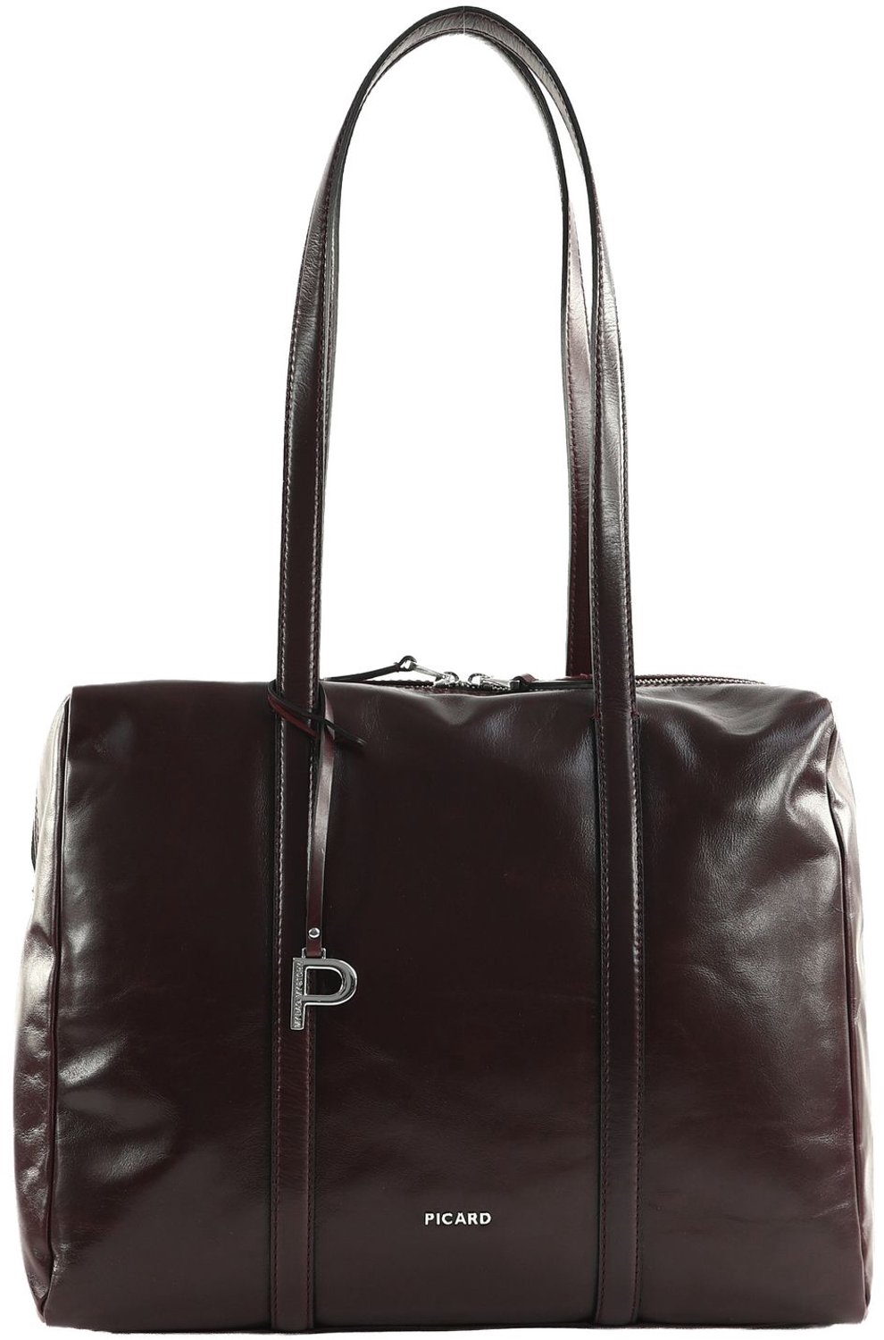 PICARD Leren shopper schoudertas Peakline Shopper Chianti wijnrood