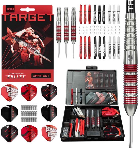 Target Stephen Bunting Brass Set 100 Pieces - Dartpijlen van Target — afbeelding 3
