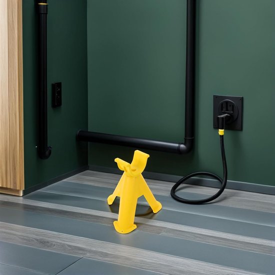 2 Stuks PVC Kabelhouder Geïsoleerde Draadsteun Tripod voor Kabelbeheer Thuis Plastic Kabel Organisator Geschikt voor Draden Duurzaam Eenvoudig Te Installeren — afbeelding 2