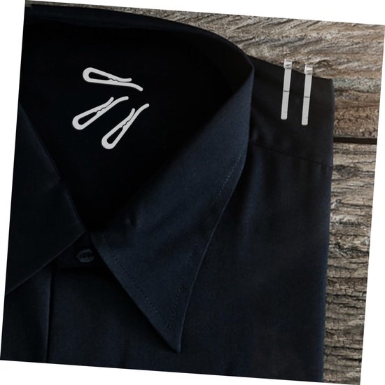 200 Stuks Transparante Plastic Shirt Clips Slip Kleding Klemmen Organisatie van Shirts Jurken Duurzame U Vormige Kledingclips Thuis — afbeelding 3