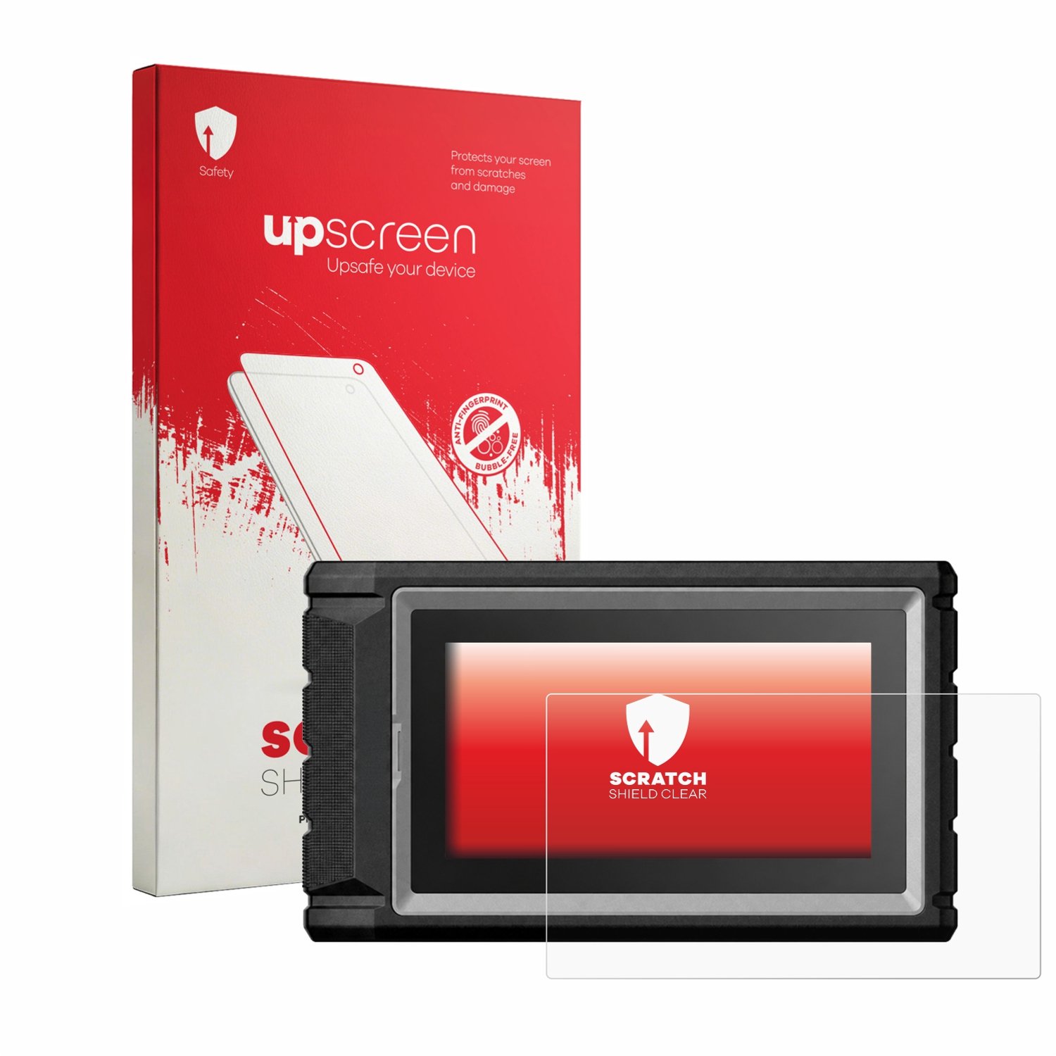 upscreen - Screenprotector voor Topdon ArtiDiag 800 BT 2 - Folie Beschermfolie transparant
