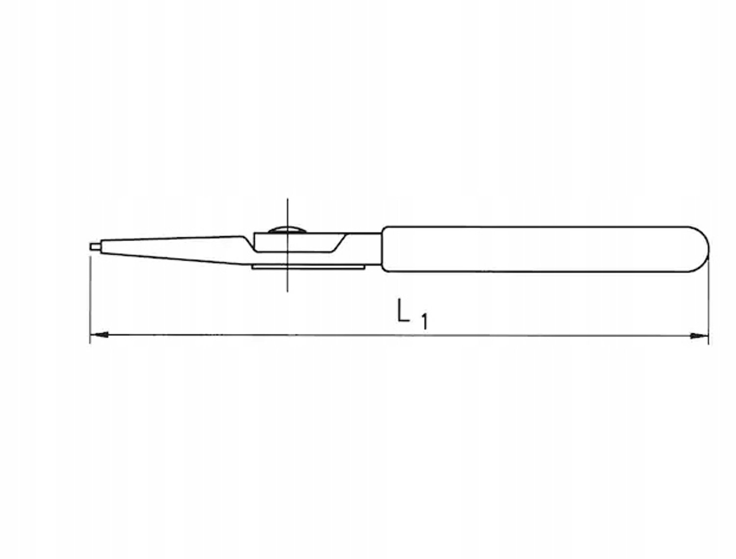 Merkloze borgringtang voor assen, 8-13mm, type A