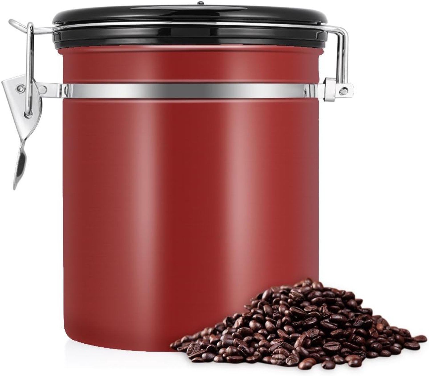 Roestvrijstalen Koffieblikken met Grote Capaciteit voor het Bewaren van Koffienoten en Korrelsuiker