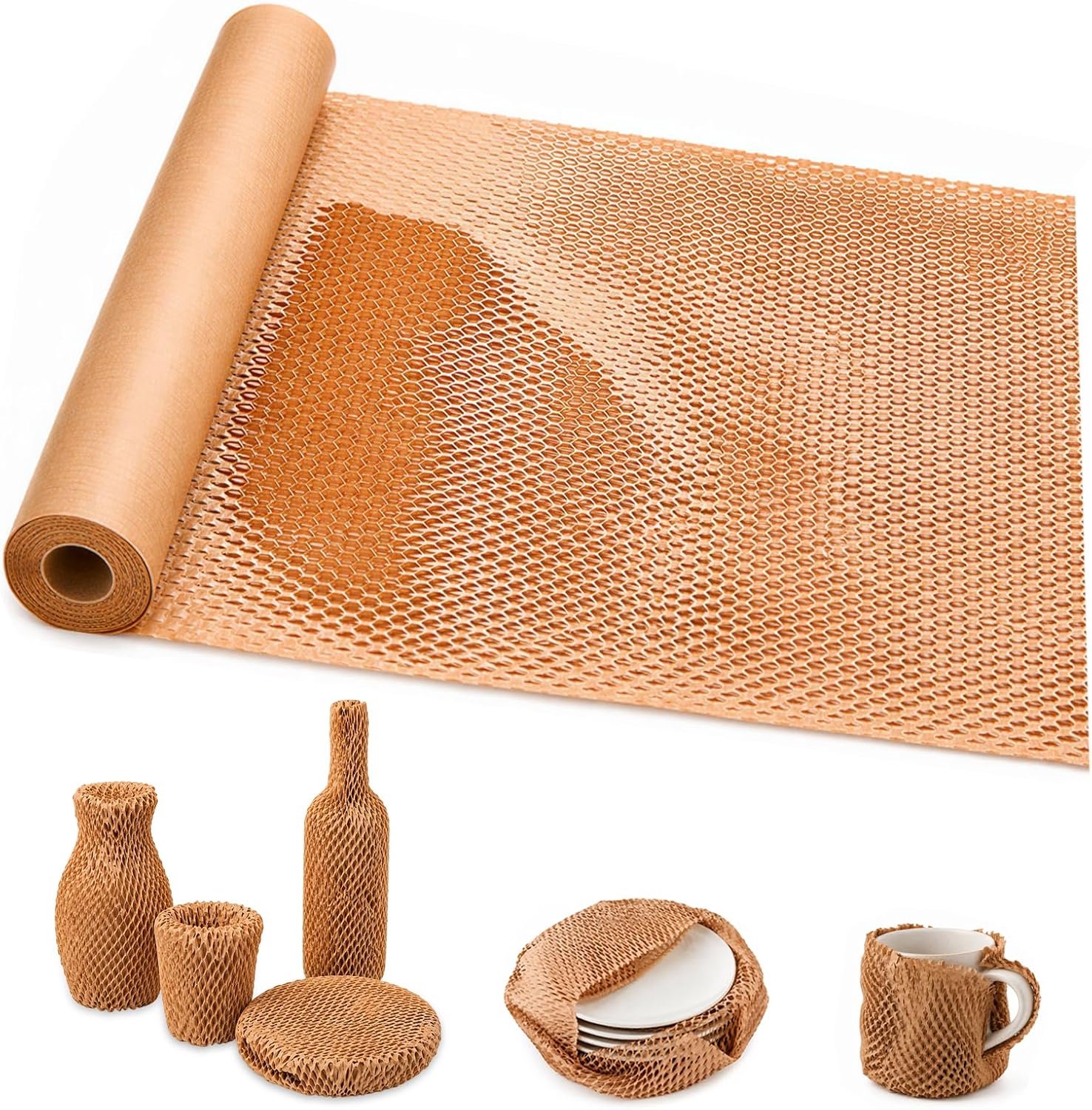 Honingraatpapier verpakkingspapier - 30 cm x 50 m verpakkingsmateriaal
