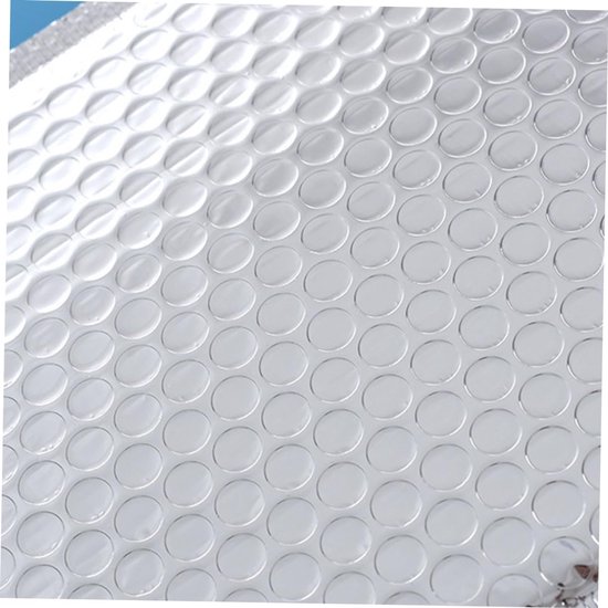 50 Stuks Zilveren Aluminiumfolie Bubbelenvelop Gemakkelijk Te Sluiten Bubbelzak Voor Verzending Stevig — afbeelding 4