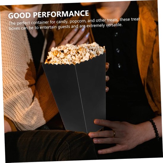 24stuks Decoratieve Popcorn Dozen Creatieve Papieren Verpakking Voor Feestjes Verjaardagen Bioscoopavonden Veilig Betrouwbaar Voor Snacks Leckernijen — afbeelding 5