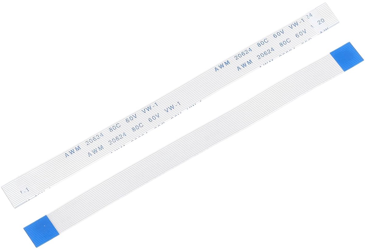 10 stuks flexibele platte kabel 15-polig, 0,5 mm lengte, 100 mm (type A) voor LCD-printer, 3D-printer, camera, DVD, TV, laptop, audio, Pack van 10