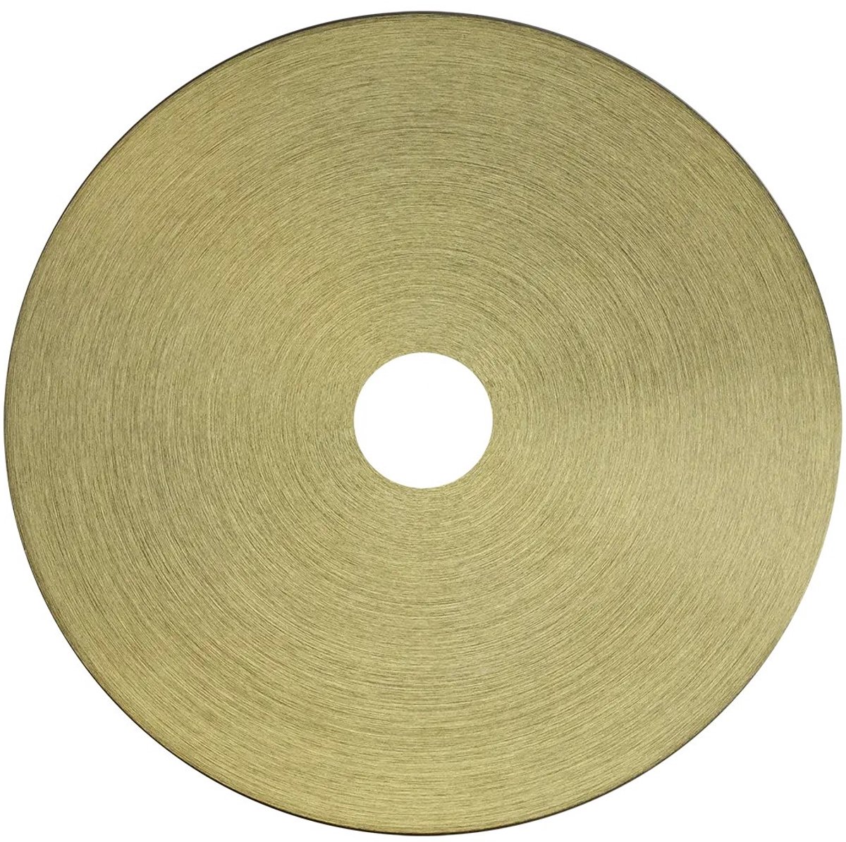 Lopal mini disc, ronde plaat van 250 mm doorsnede in goudkleurig aluminium, uit de Fantasia Premium collectie