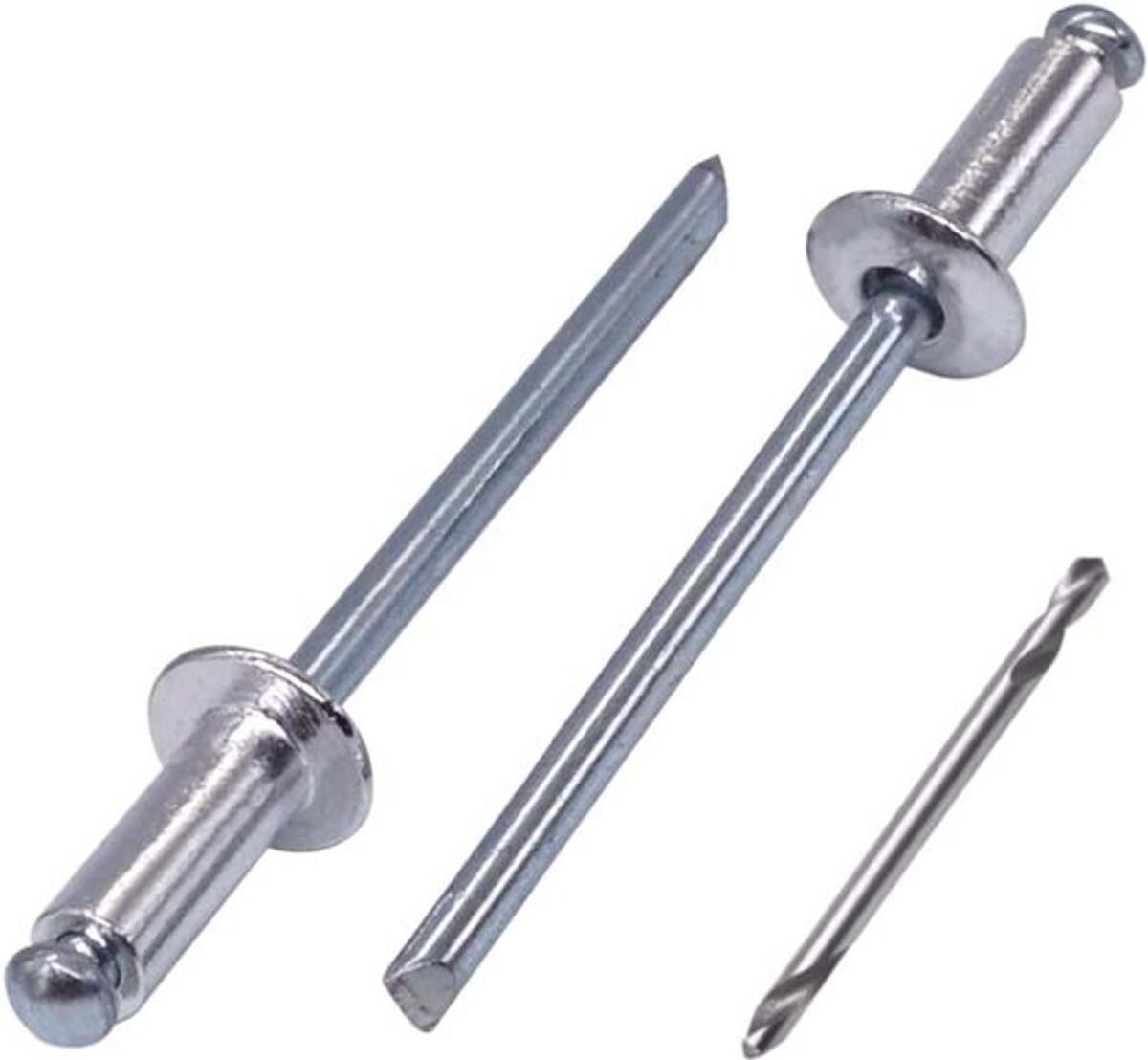 Aluminium Blindklinknagels 400 Stuks 4,0 x 10 mm met Ronde Kop