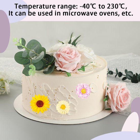6 stuks rozenbloesem siliconen mal bloemenvorm 3D rozen siliconen vorm roos kaarsvorm siliconen bloemen gietvorm siliconen bloem kaarsvorm voor zeep, fondant, chocolade, kaarsen (set 4) — afbeelding 3
