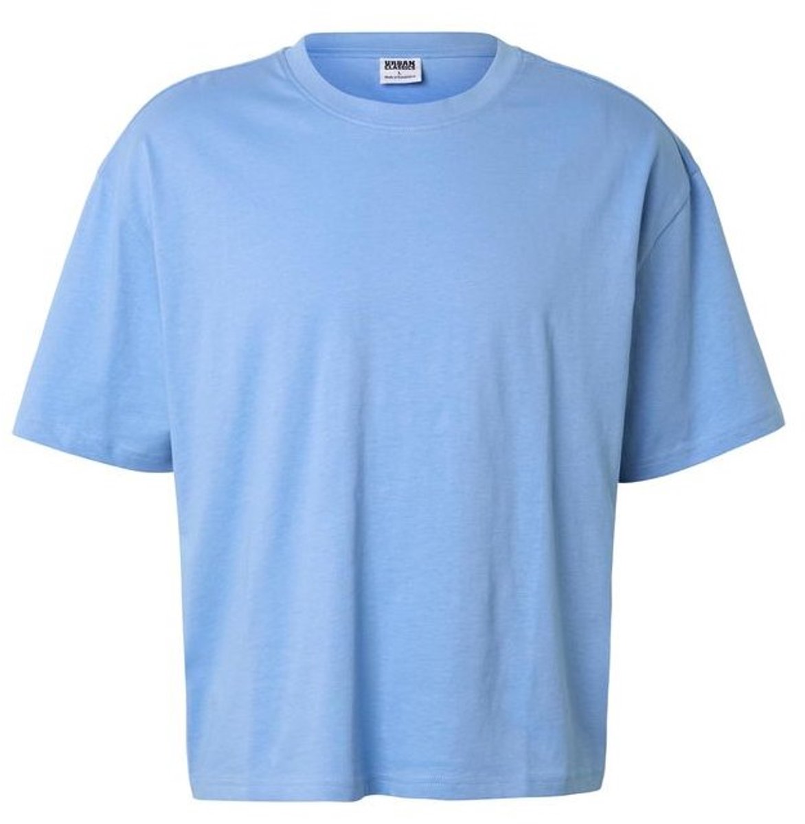 Urban Classics Cropped T-shirt met overrsized TB8398 Powderblue