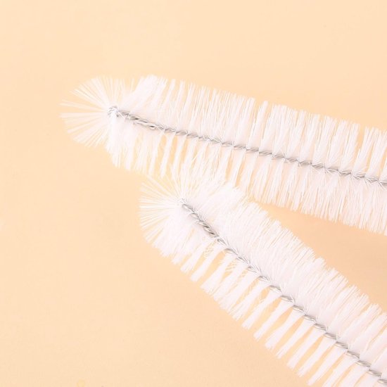 6 stuks reinigingsborstels, kleine flessenborstel, nylon rietje, borstel met roestvrijstalen handgreep, melkslangborstel, flexibele pijpreiniger, borstel, lange buisborstels voor glazen — afbeelding 5
