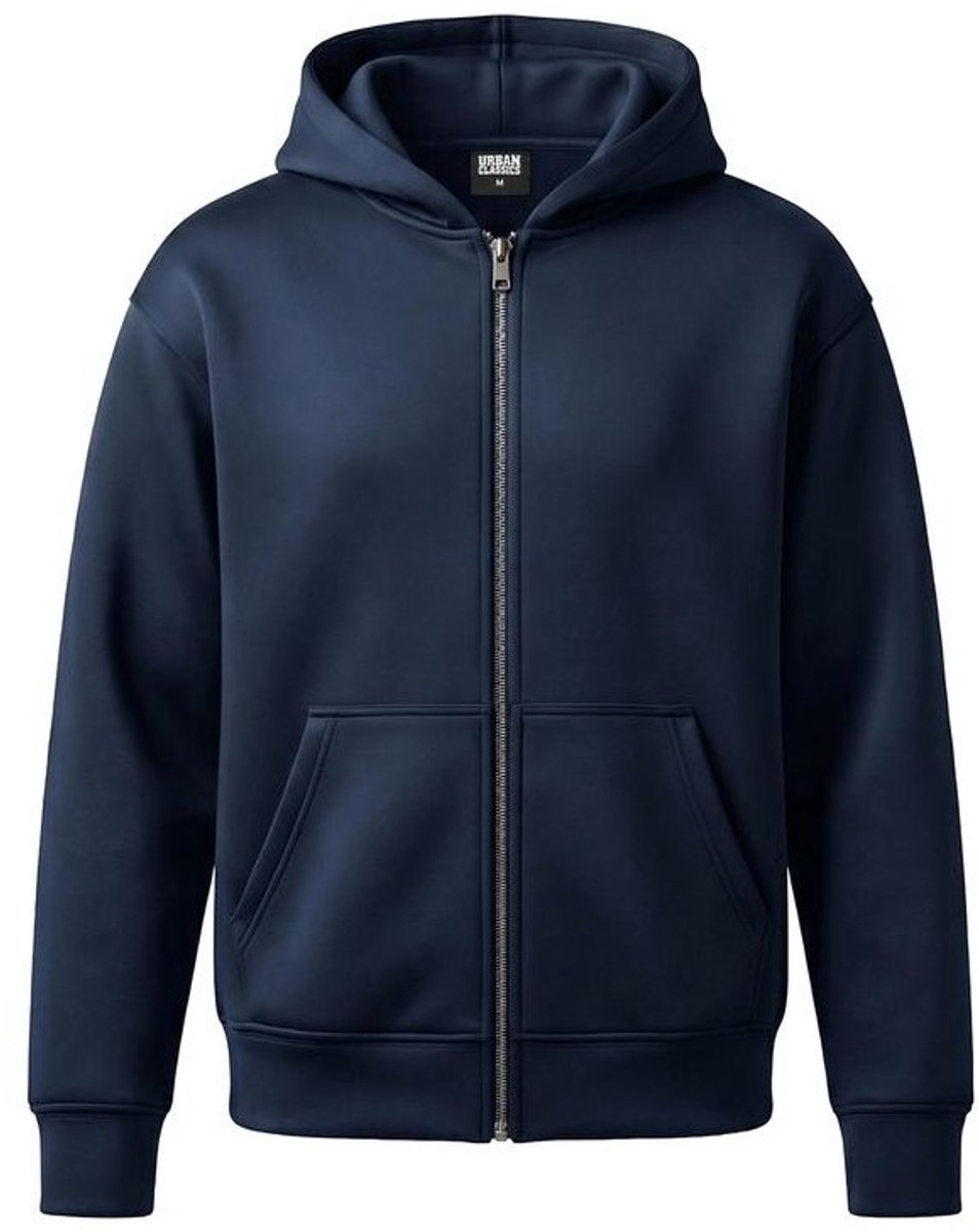 Urban Classics Zip-hoodie Heavy Scuba Hoody TB8592 Midnightnavy