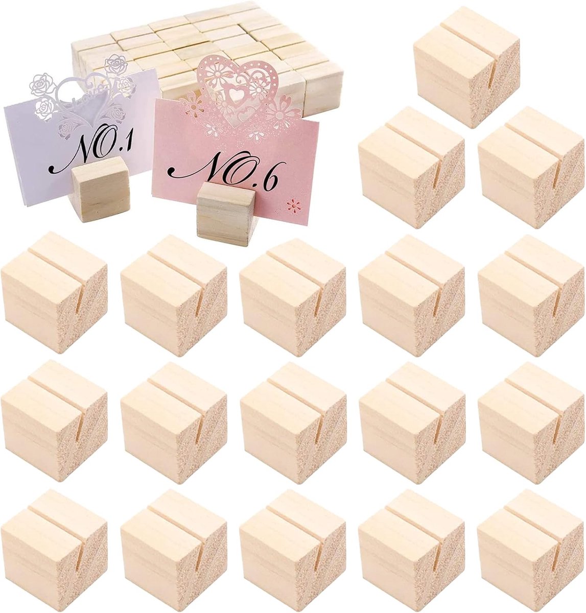 20 stuks Tafel Nummer Houders Kaarthouder Plaatskaart Party Table Number Clip Holder voor Tafelnummer, Naamkaart, Feestdecoratie, Foto's, Memo, Verjaardagen/Bruiloft Tafel Teken