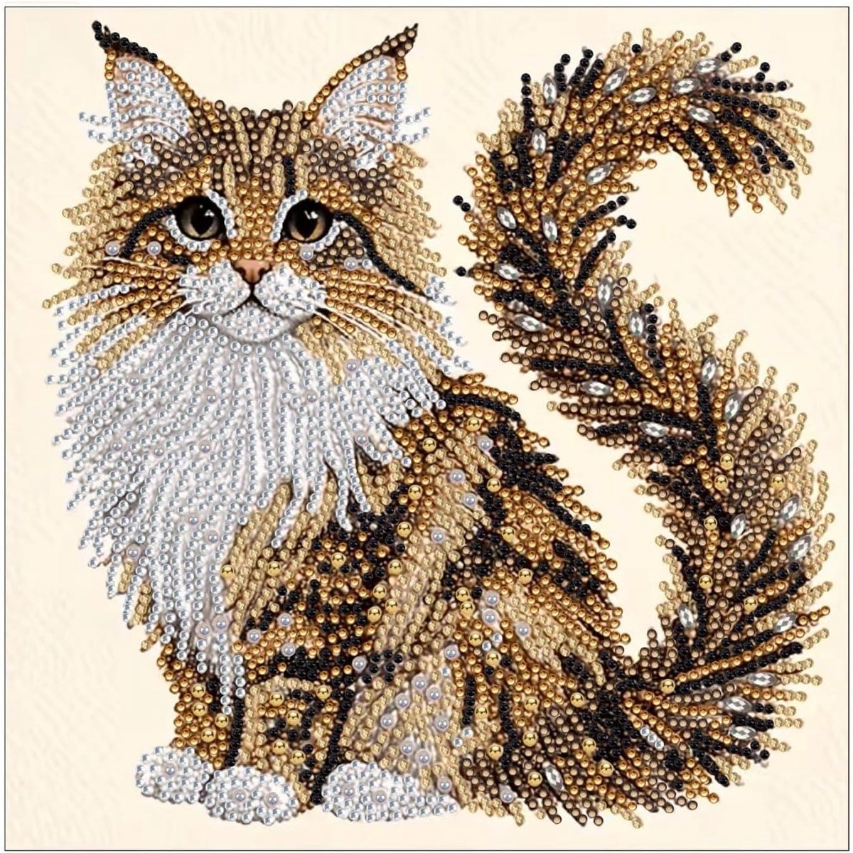 Diamond Painting 30×30cm, Dieren Diamond Painting Set, Diamantafbeeldingen voor Volwassenen voor Thuisdecoratie, Knutselactiviteit & Cadeaugebruik