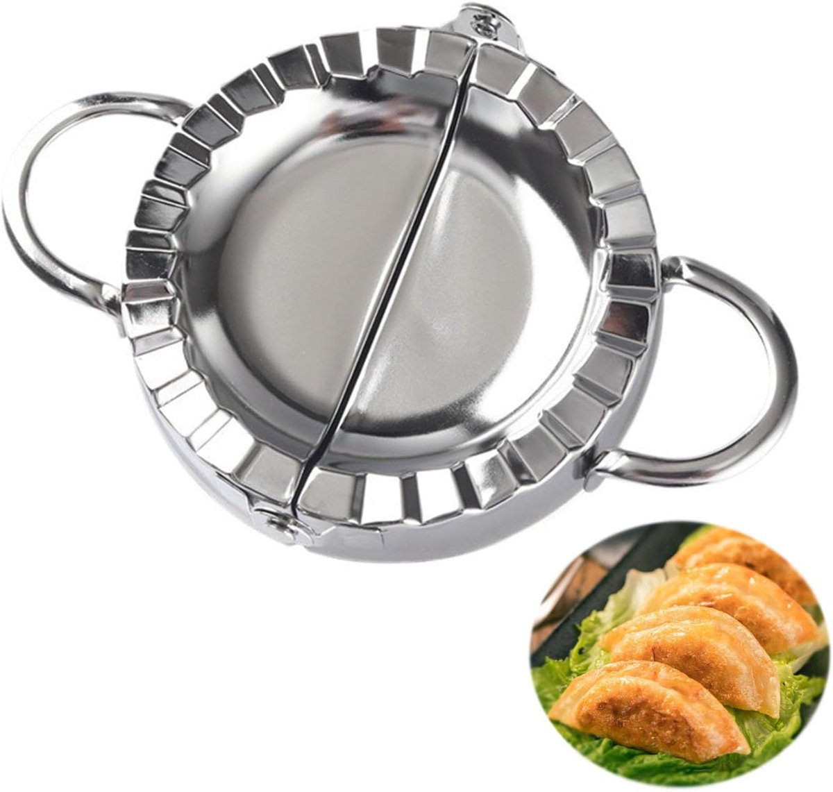 Ravioli-vorm, Chinese ravioli-machine, ravioli-vorm, roestvrij staal, gnocchi-vormen, voor ravioli, grote ravioli-vorm