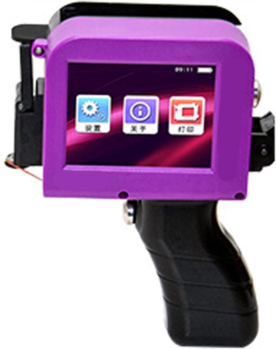 Dailygoods - Draagbare inkjetprinter - Handprinter met touchscreen - Ideaal voor etiketten - Compact formaat - Barcode en datum printen - Geschikt voo
