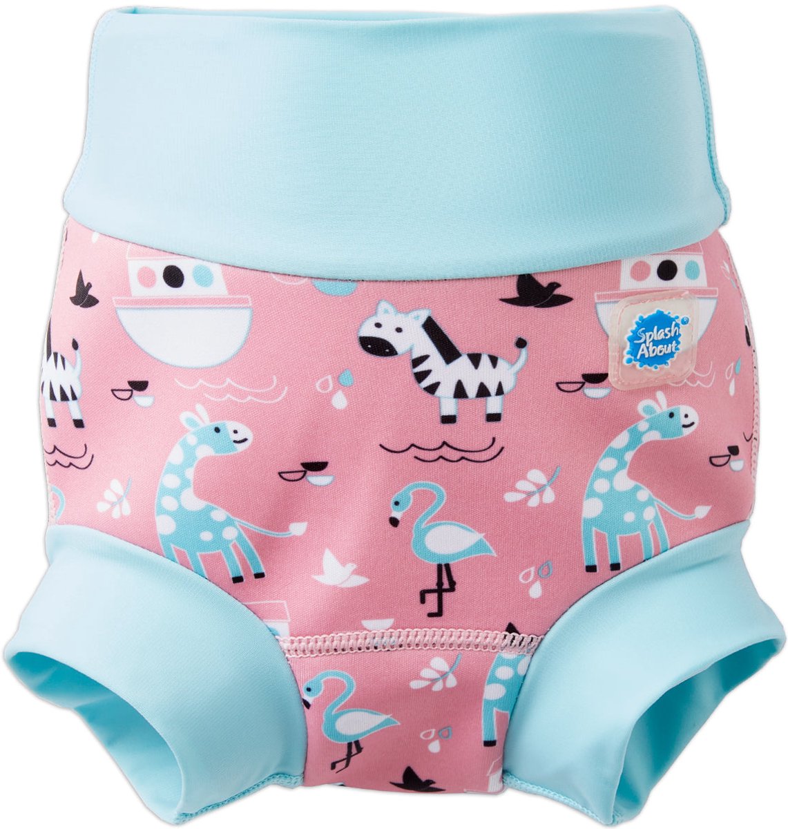Splash About Happy Nappy – Herbruikbare Zwemluier – Neopreen – Lekvrije Pasvorm, Nina's Ark, 2-3 jaar