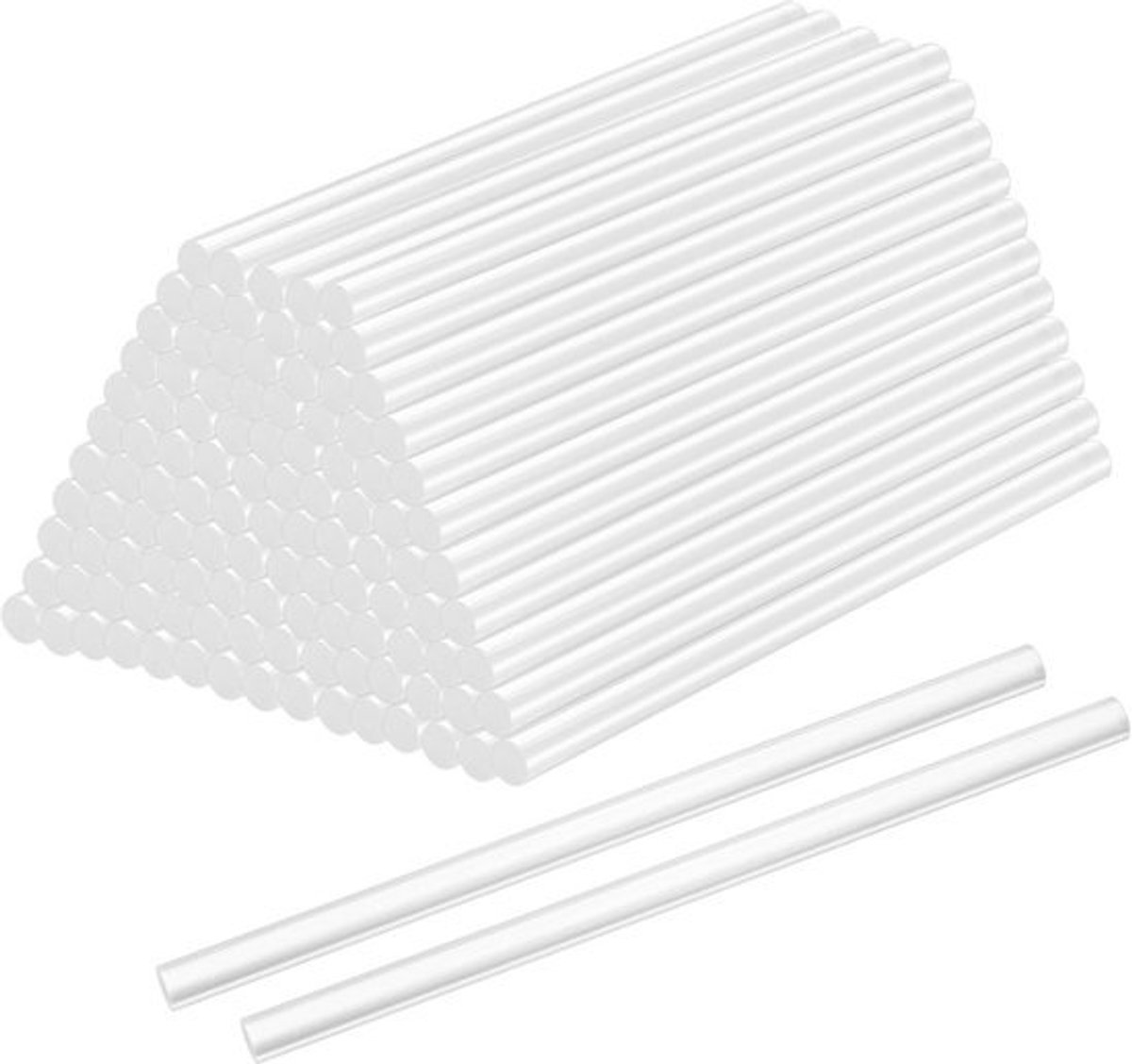 Transparante Lijmsticks 124 Stuks - 7 mm x 150 mm - Sneldrogend voor Dodoe-het-zelf Klussen