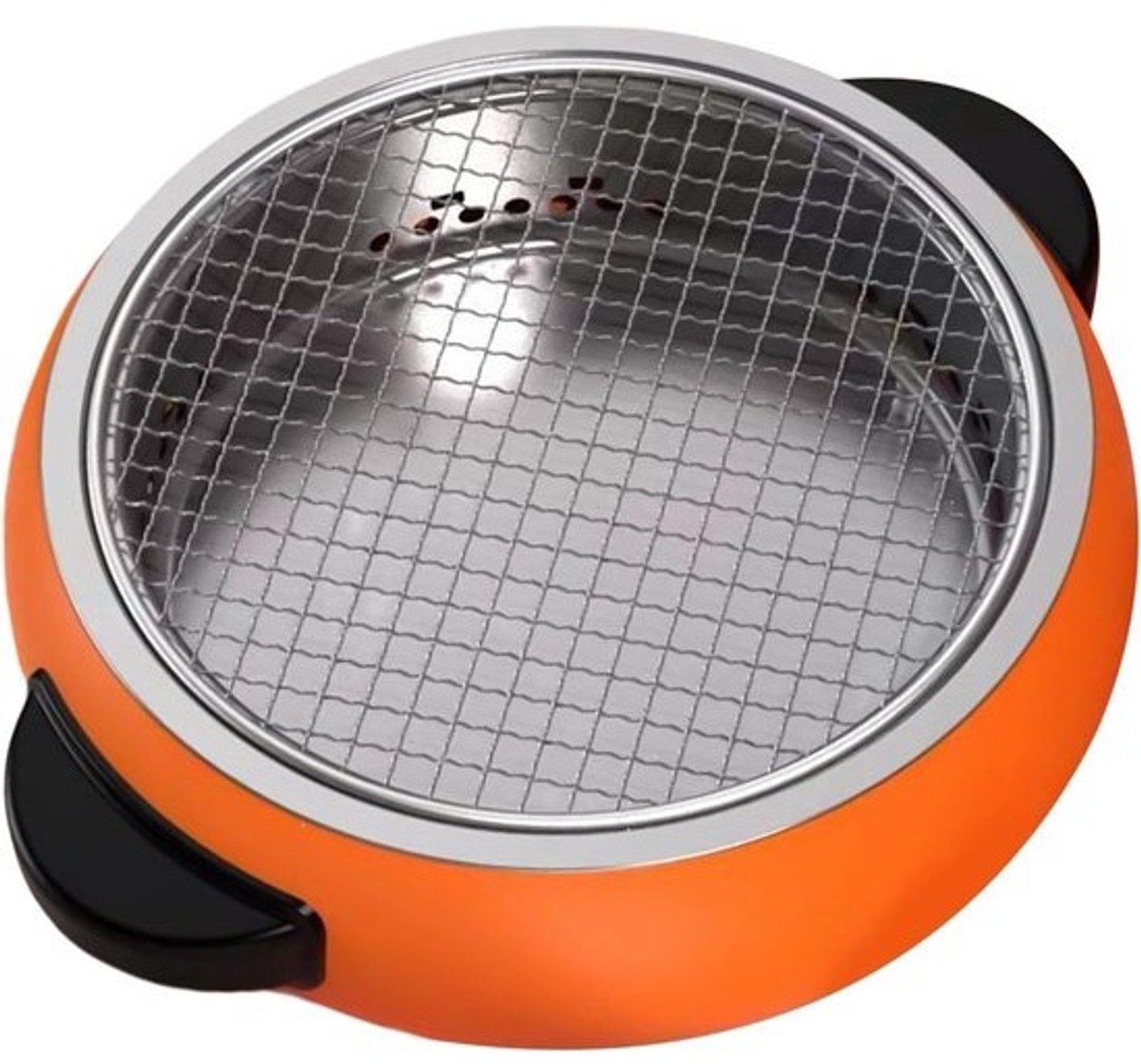 Draagbare Vuurschaal - Compacte Grill - Buiten Koken - Constante Warmteverdeling - Diameter 30cm - Oranje