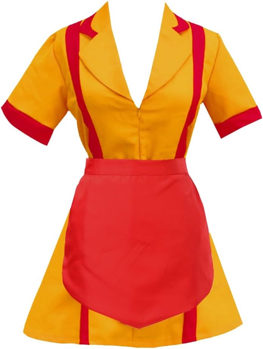 Vrouwen Serveerster Uniform Cosplay Fancy Dress Party Kostuum